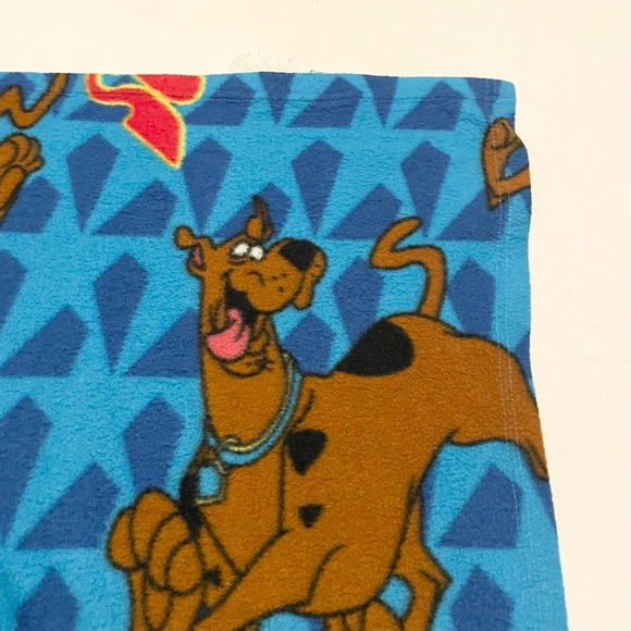 Vintage Scooby Doo Blue Fleece Blanket - Picture 9 of 16